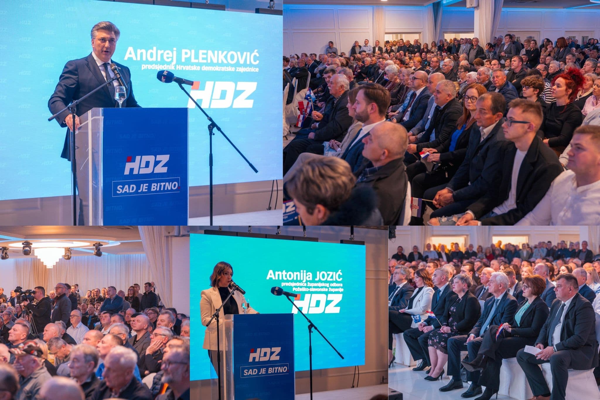 Preko tisuću članova i simpatizera na 34. obljetnici osnutka HDZ-a u gradu Požegi i Požeško-slavonskoj županiji